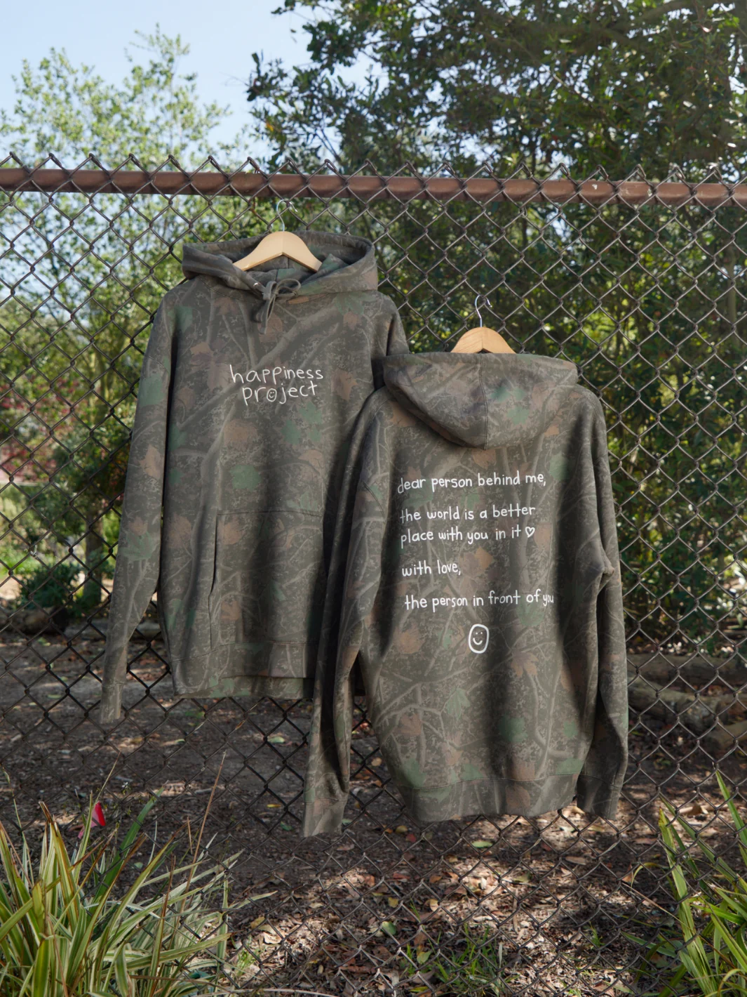 Dear Person Behind Me Hoodie - Dark Camo - Image 2