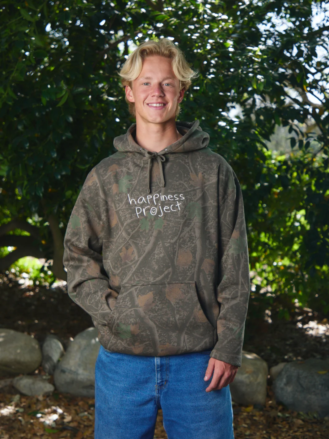 Dear Person Behind Me Hoodie - Dark Camo - Image 5