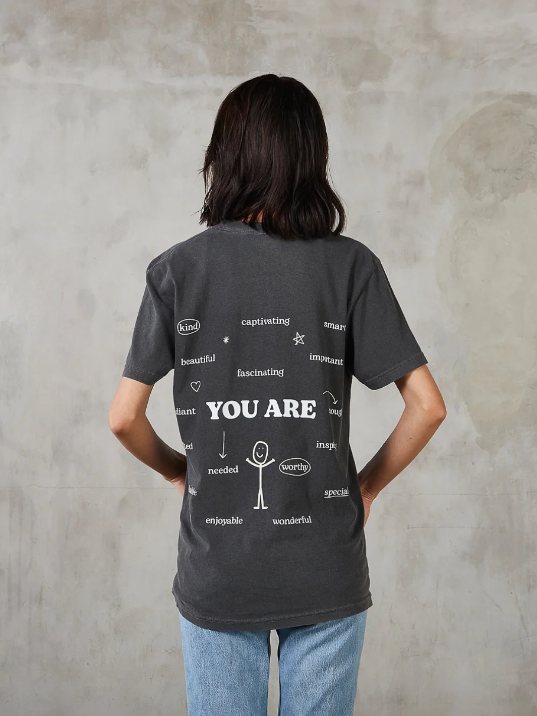 Encourage T-Shirt - Pepper - Image 5