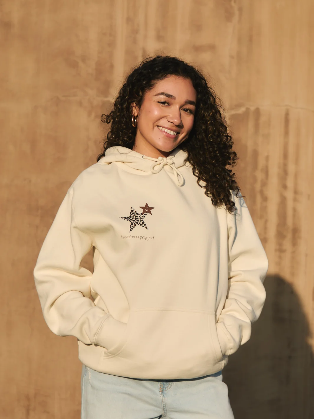 Glad You Exist Hoodie - Cream - Image 5