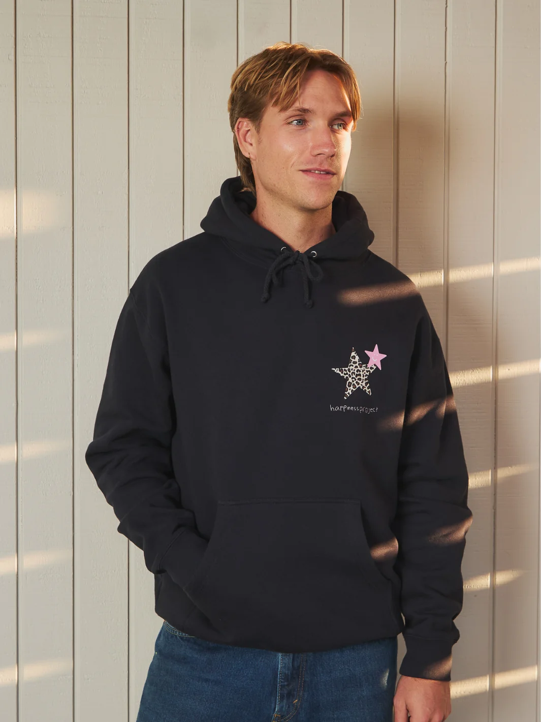 Glad You Exist Hoodie - Navy - Image 4