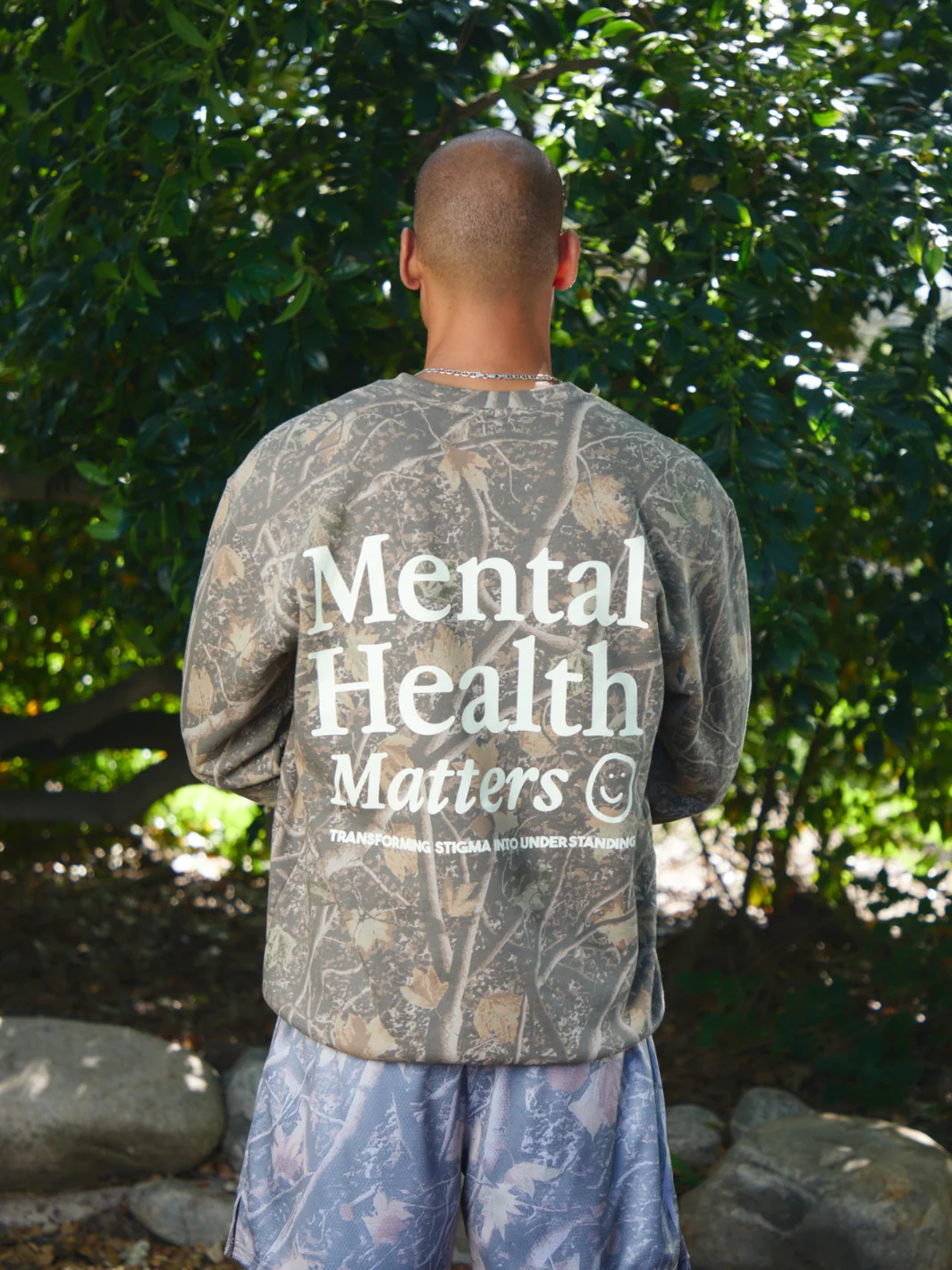 Mental Health Matters Crewneck - Camo - Image 6