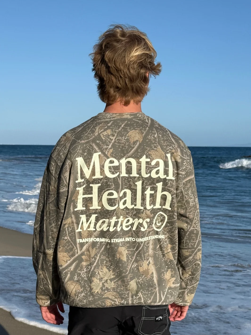 Mental Health Matters Crewneck - Camo - Image 8