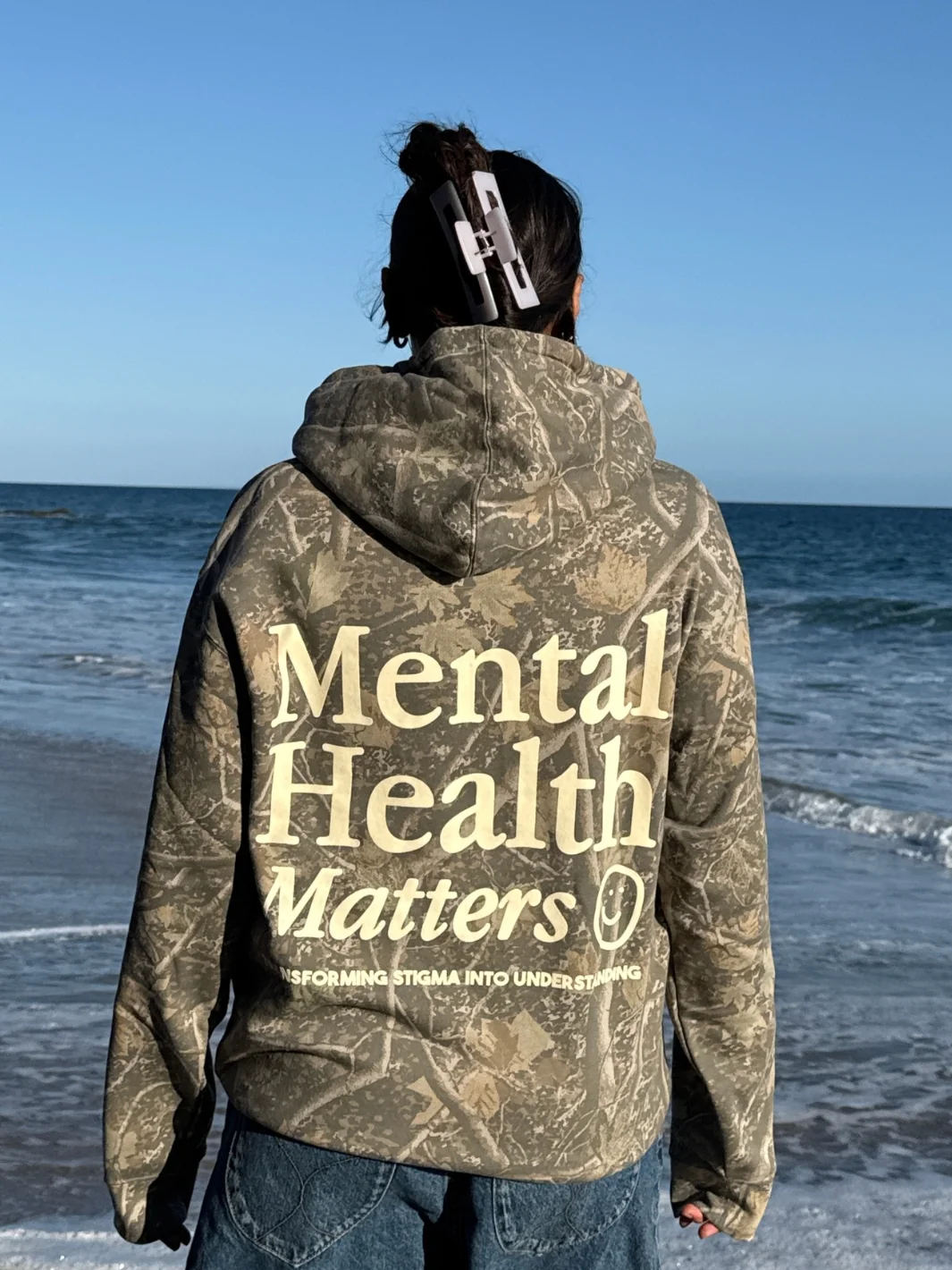 Mental Health Matters Hoodie - Camo - Image 8