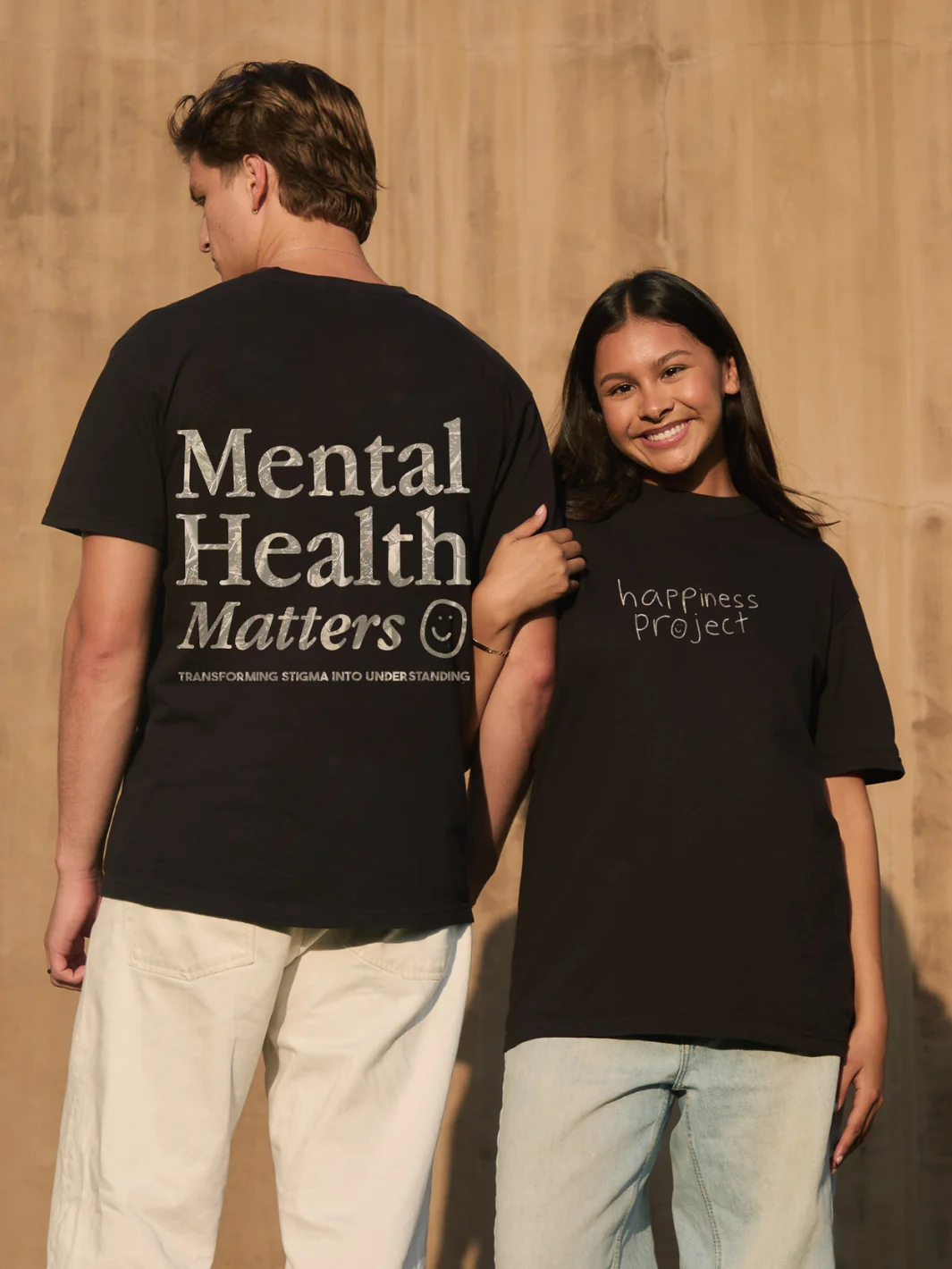 Mental Health Matters T-Shirt - Black/Camo - Image 2