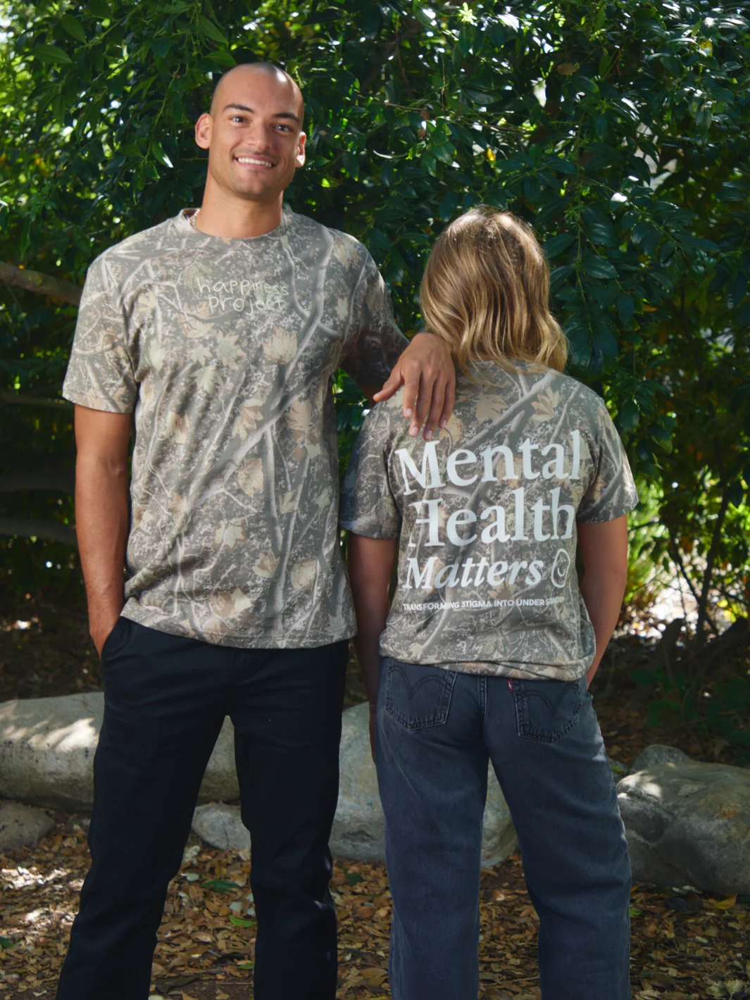 Mental Health Matters T-Shirt - Camo - Image 2