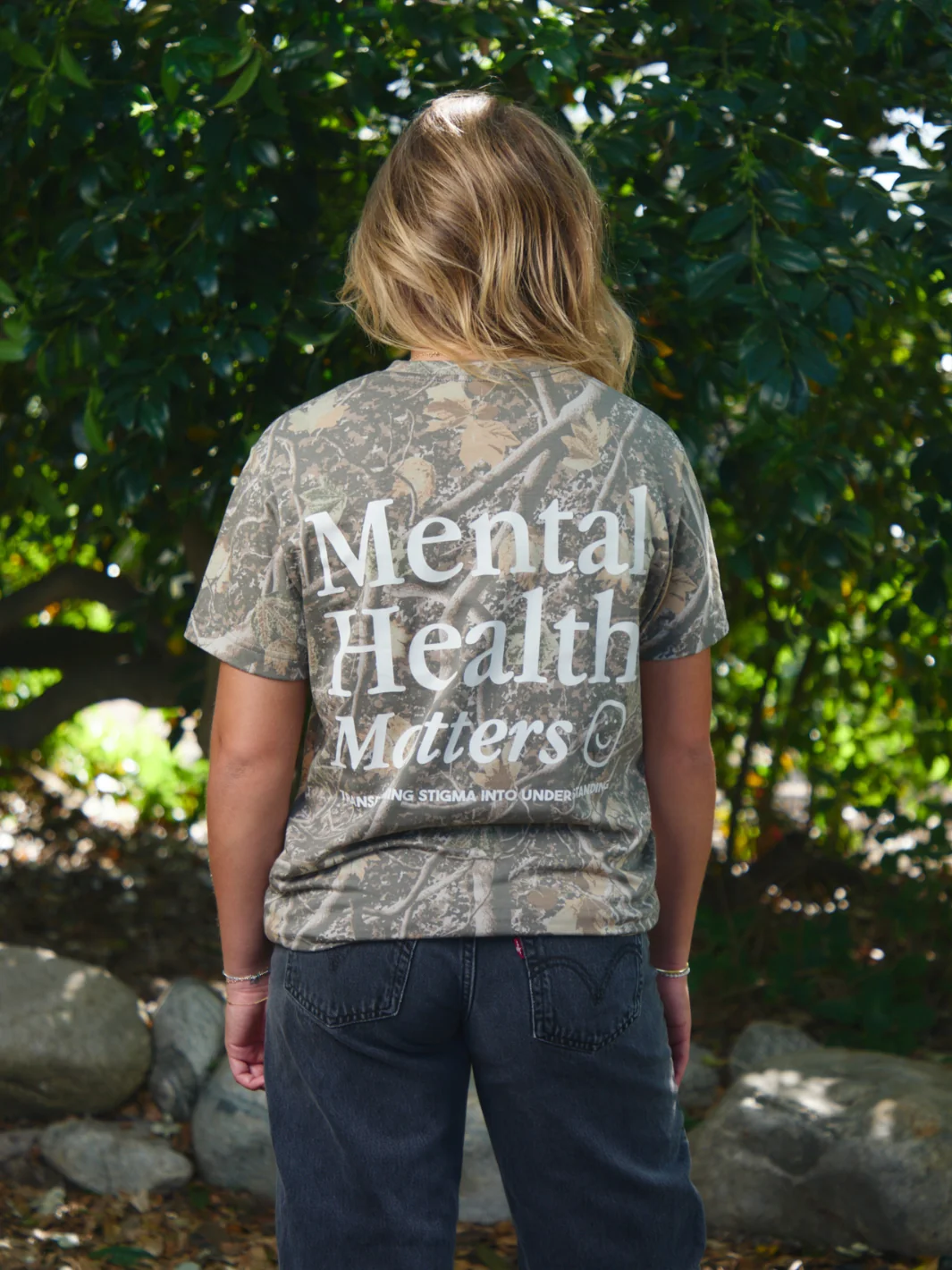 Mental Health Matters T-Shirt - Camo - Image 5