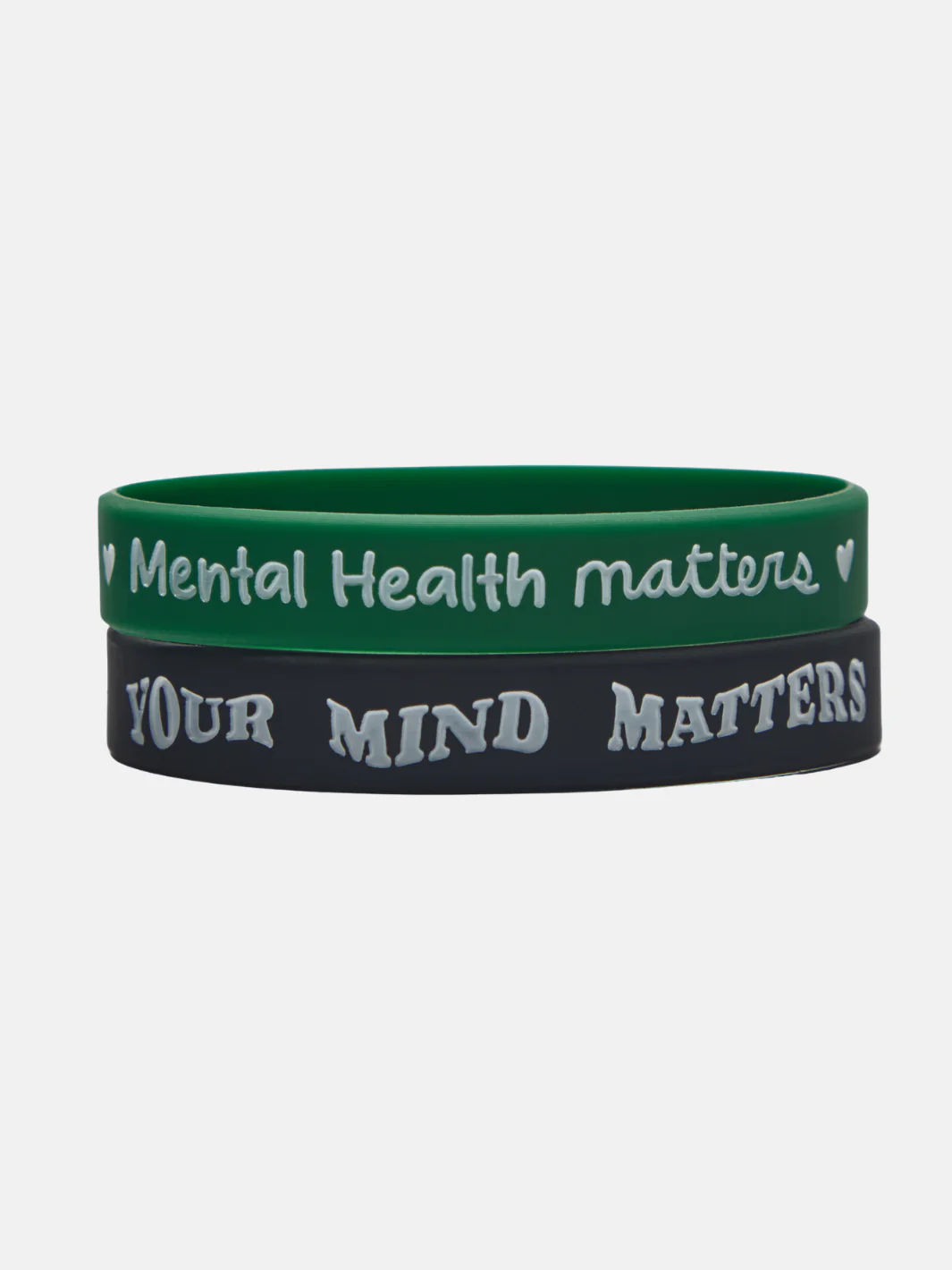 Mental Health Month Wristband Duo