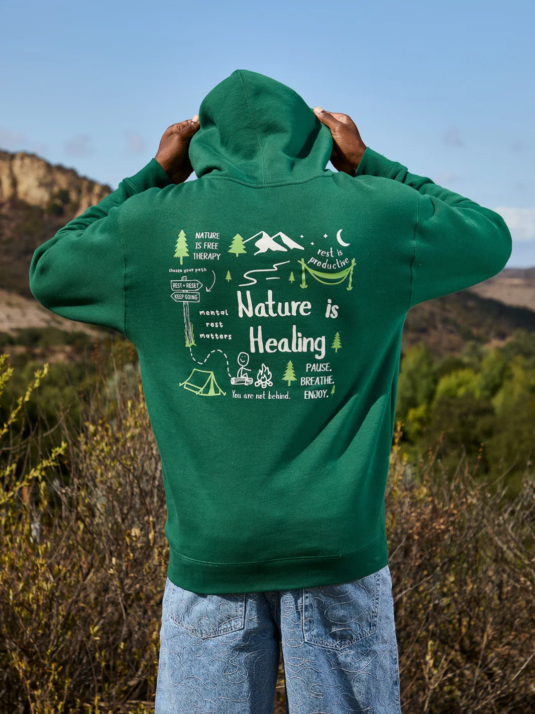 Nature is Healing Hoodie - Image 4