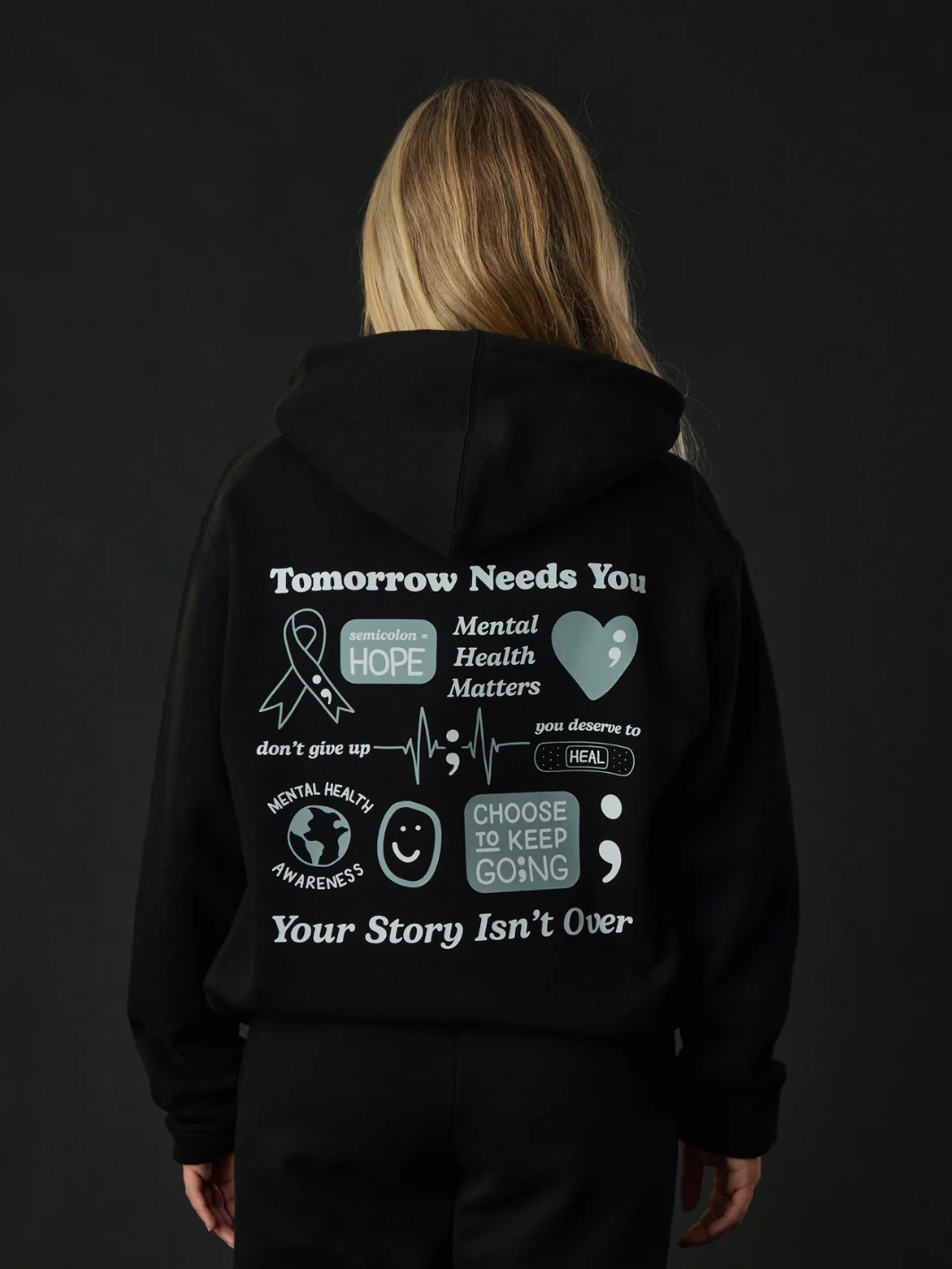Semicolon Hoodie + Sweatpants Set - Image 5