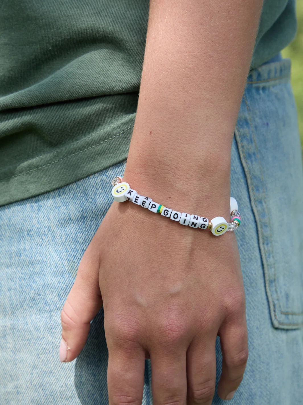 Happiness Beaded Bracelet - Image 3