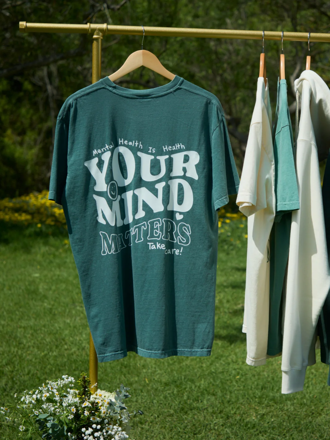 Your Mind Matters T-Shirt - Spruce Green - Image 3