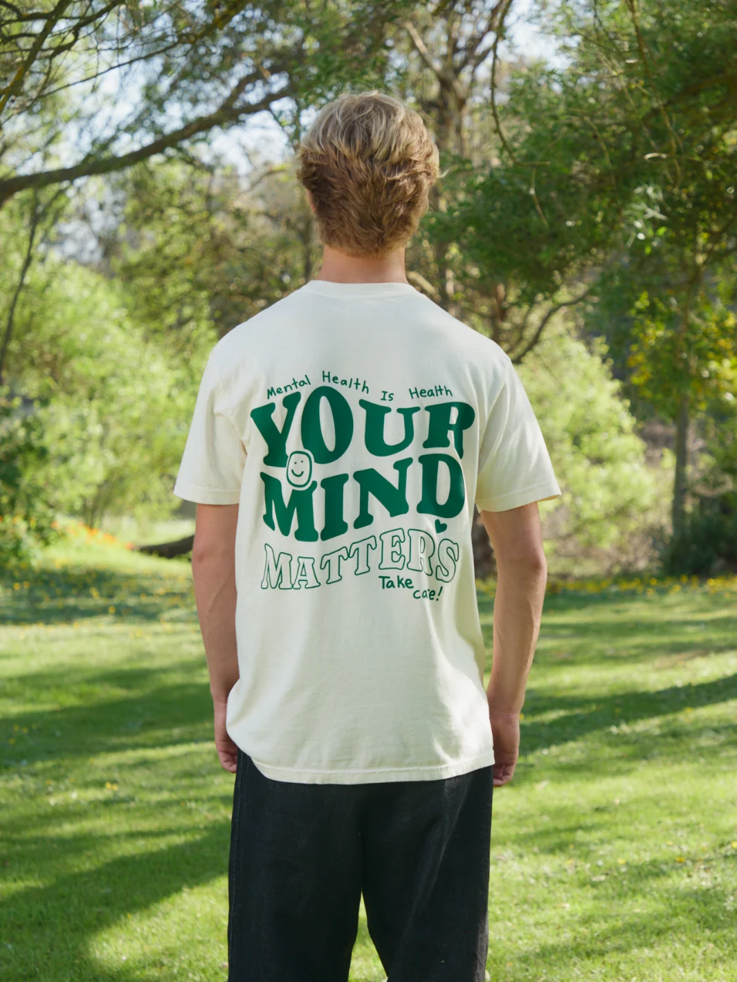 Your Mind Matters T-Shirt - Cream - Image 3