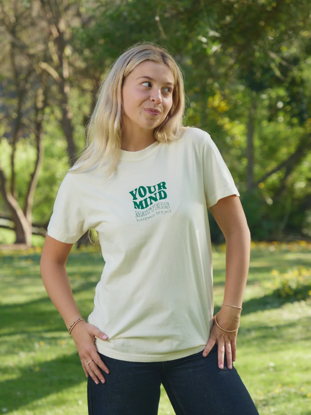 Your Mind Matters T-Shirt - Cream - Image 6